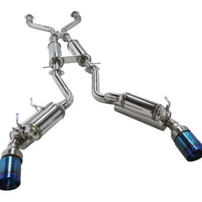 HKS 09-21 Nissan 370z Dual Hi-Power Ti. Tip Catback Exhaust (SUS304 NO COATING)
