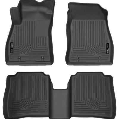 Husky Liners 14-18 Nissan Sentra Weatherbeater Black Front & 2nd Seat Floor Liners