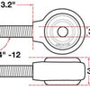 SPC Performance XAXIS Rod End Ball Joint