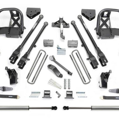 Fabtech 11-16 Ford F350/450 4WD 8 Lug 6in 4Link Sys w/Dlss 4.0 C/O& Rr Dlss