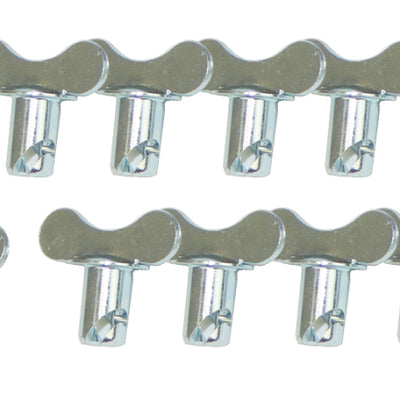 Moroso Quick Fastener - Butterfly Head - 5/16in x .400in - Steel - 10 Pack