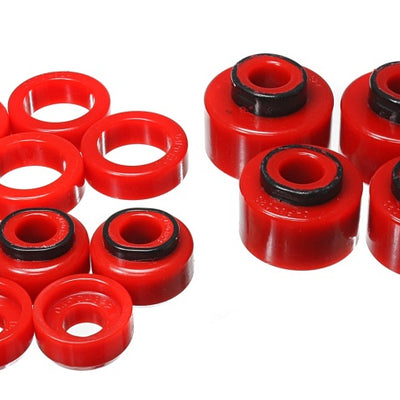 Energy Suspension 05-07 Ford F250/F350 2/4WD Red Body Mount Set