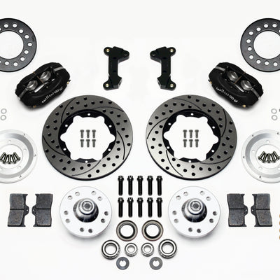 Wilwood Forged Dynalite Front Kit 11.00in Drilled 74-80 Pinto/Mustang II Disc Spindle only