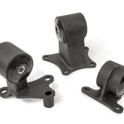 Innovative 90-93 Accord F-Series Black Steel Mounts 95A Bushings (Auto to Manual)