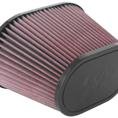 K&N Universal Clamp-On Air Filter 3.5in Flg ID x 8.5x5.25in B OD x 6.25x4in T OD x 5.5in H
