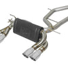 aFe MACH Force-Xp 2-1/2in SS Axle Back Exhaust w/Polished Tips 15+ BMW M3/M4 (F80/F82) L6 3.0L (tt)