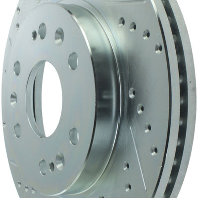 StopTech Select Sport 07-11 GM Silverado 1500 Slotted and Drilled Right Front Rotor