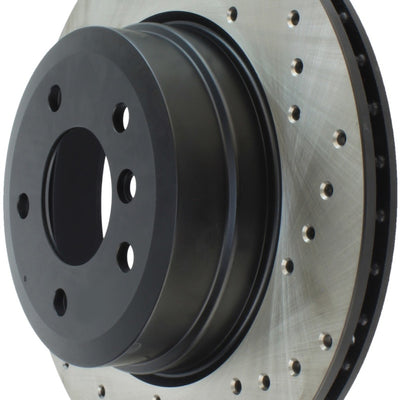 StopTech Sport Cross Drilled Brake Rotor - Rear Left