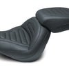 Mustang 18-21 Harley Fat Bob Standard Touring Passenger Seat Trapezoid - Black