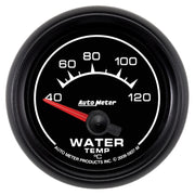 Autometer ES 52mm 40-120 Deg C Short Sweep Electric Water Temperature Gauge