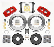 Wilwood AERO6 Front Hat Kit 14.00 Red 2005-2014 Mustang w/ BMR Suspn. w/Lines