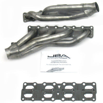 JBA 04-15 Nissan 5.6L VK56DE Oval Port 1-5/8in Primary Raw 409SS Cat4Ward Header