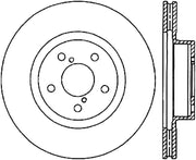 StopTech Power Slot 09-10 Subaru Impreza CRYO Front Right Slotted Rotor