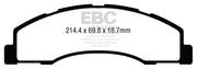 EBC 08-14 Ford Econoline E150 4.6L Extra Duty Front Brake Pads