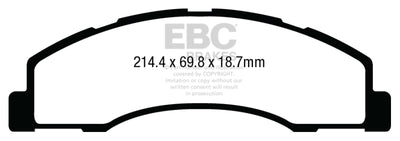 EBC 08-14 Ford Econoline E150 4.6L Extra Duty Front Brake Pads