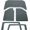 DEI 11-18 Jeep Wrangler JK 4-Door Boom Mat Complete Headliner Kit - 6 Piece - Gray