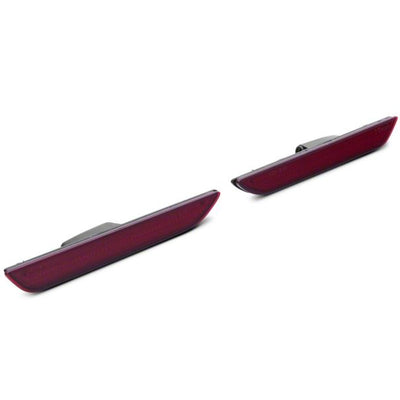Raxiom 15-23 Ford Mustang Axial Series LED Side Marker Lights Rear- Red
