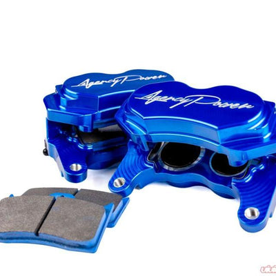 Agency Power Big Brake Kit Front and Rear Blue Ice Polaris RZR Turbo 14-18