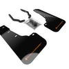 Rally Armor 18-23 Subaru Crosstrek Black Mud Flap w/Orange Logo (Front Only)