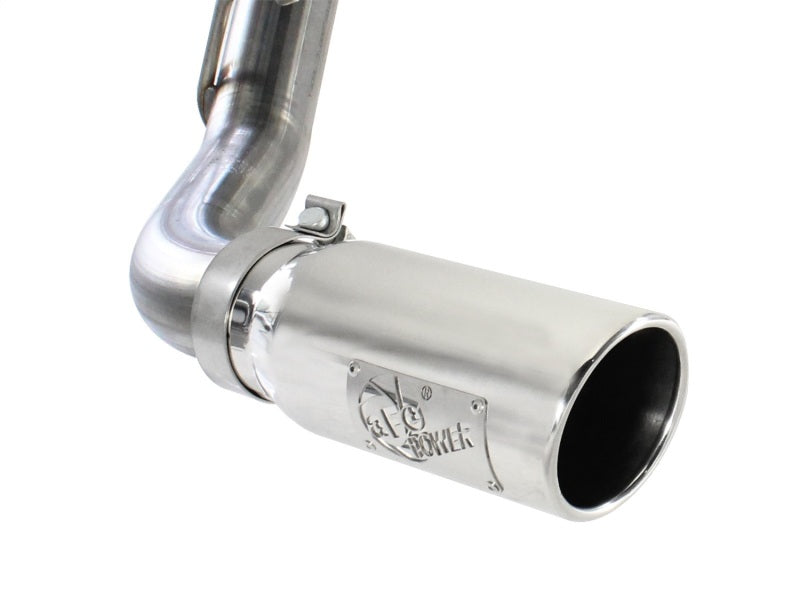 aFe MACHForce XP Exh CB, Stainless steel GM Silverado/Sierra 1500 2014 V*-5.3/6.2L Polished tip