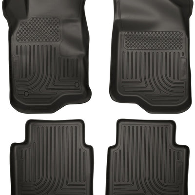 Husky Liners 08-12 Chevy Malibu/07-09 Saturn Aura WeatherBeater Combo Black Floor Liners