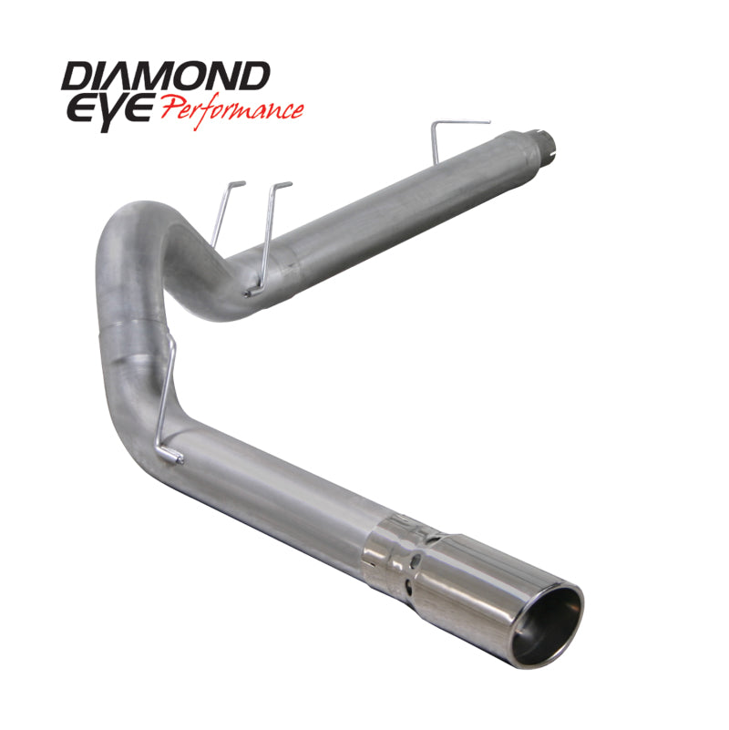 Diamond Eye KIT 5in Catback RPLCMENT PIPE Single SS: 03-07 FORD 6.0L F250-F350