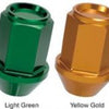 Project Kics 12x1.50 Leggdura Racing Lug Nuts - Yellow Gold w/Laser Logo (20 Pcs)