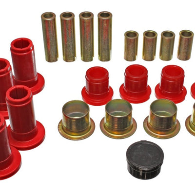 Energy Suspension 94-01 Ram 1500 / 94-02 Ram 2500/3500 2WD Red Front Control Arm Bushing Set