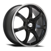 Maxxim Knight 16x7 10x100/114.3 ET40 Gloss Black Lip Polish