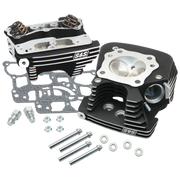 S&S Cycle 08-16 Touring Super Stock 79cc Cylinder Head Kit - Wrinkle Black