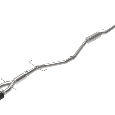 aFe Takeda 2.5in 304SS Cat-Back Exhaust System w/ Carbon Tips 17-20 Honda Civic Si Sedan I4 1.5L