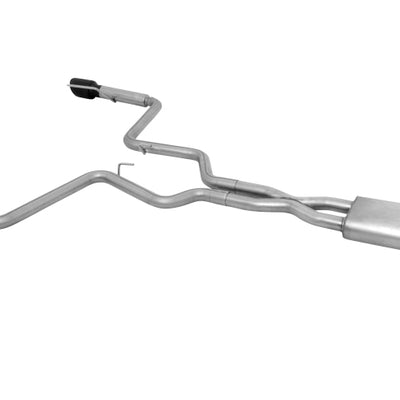 Gibson 15-19 Ford Mustang EcoBoost 2.3L 2.25in Cat-Back Dual Exhaust - Black Elite (Ceramic)