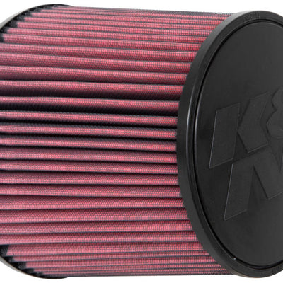K&N Universal Clamp-On Air Filter 5in Flange ID x 8in Base OD x 6.625in Top OD x 8.625in Height