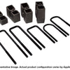 Skyjacker 1983-1997 Ford Ranger 4 Wheel Drive Rear Wheel Drive Suspension Block and U-Bolt Kit