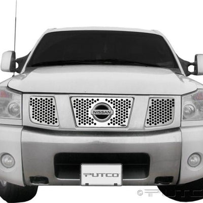 Putco 04-07 Nissan Titan / Armada Punch Stainless Steel Grilles