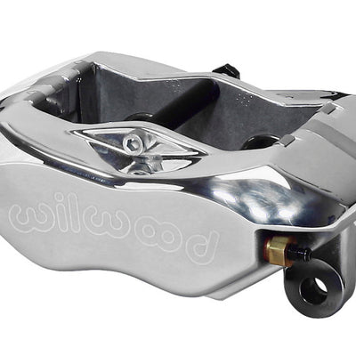 Wilwood Caliper-Forged Narrow Dynalite 3.50in Mount Polished 1.12in Pistons .81in Disc