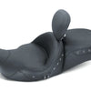 Mustang 08-21 Harley Electra Glide,Rd Glide,Rd King,Str Glide Touring Heated 1PC Seat Pearls-Black