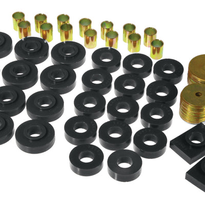 Prothane 55-57 Chevy Full Sedan Body Mount - Black