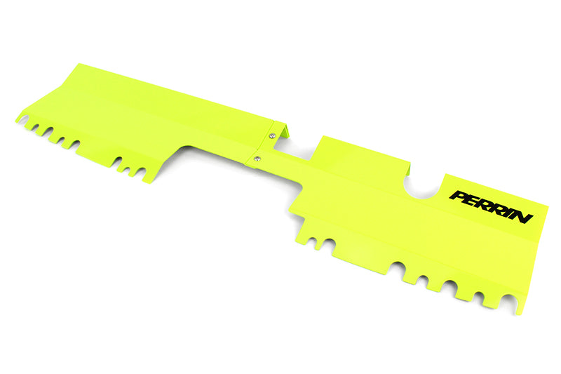 PERRIN 15-21 Subaru WRX/STI Radiator Shroud (With/Without OEM Intake Scoop) - Neon Yellow