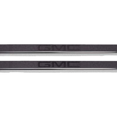 Putco 2020 GMC Sierra LD/HD Dbl/Regular Cab w/ GMC Etching (2pcs) Black Platinum Door Sills