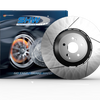 SHW 13-16 Porsche Panamera GTS w/o Ceramics Right Front Slotted Lightweight Brake Rotor (298615302C)
