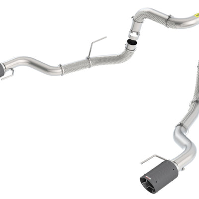 Borla 2017 Ford Raptor 3.5L AT RWD CC Short Bed/EC Standard Bed 3in Tailpipe Assembly w/ CF Tips