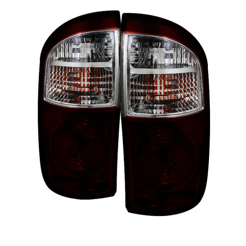 xTune Toyota Tundra Double Cab 04-06 OEM Style Tail Lights Red Smoked ALT-JH-TTU04-OE-RSM