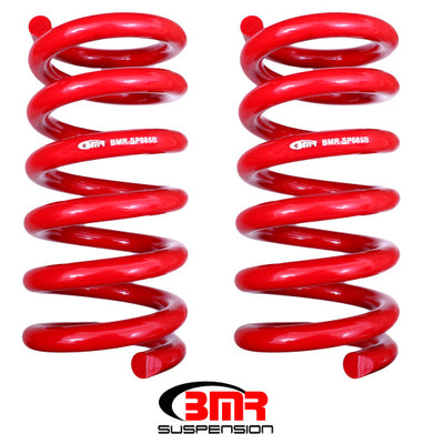 BMR 15-17 S550 Mustang Rear Handling Version Lowering Springs - Red