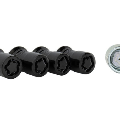 Ford Racing M14 x 1.5 Black Security Lug Nut Kit - Set of 4