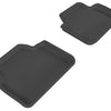 3D MAXpider 2006-2011 BMW 3 Series/X3 E90/E83 Kagu 2nd Row Floormats - Black