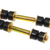 Prothane Universal End Link Set - 3 1/2in Mounting Length - Black