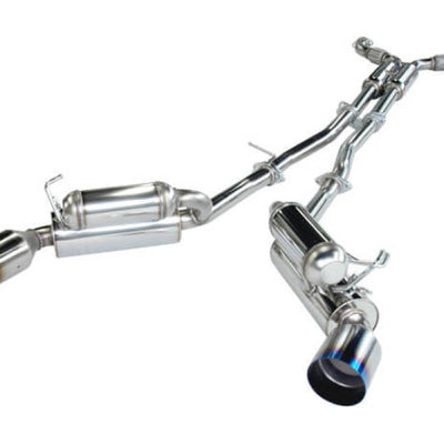 HKS 03-07 G35 Dual Hi-Power Ti Tip Catback Exhaust (SUS304 NO COATING)