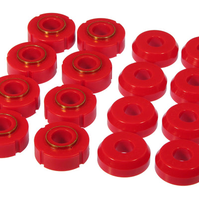 Prothane 66-77 Ford Bronco Body Mount - Red