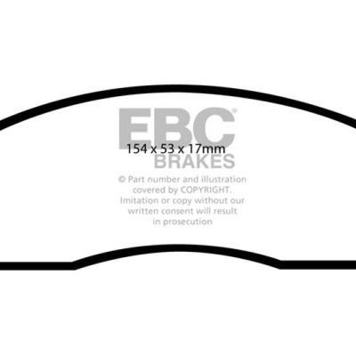 EBC 02-05 Ford Explorer 4.0 2WD Extra Duty Front Brake Pads